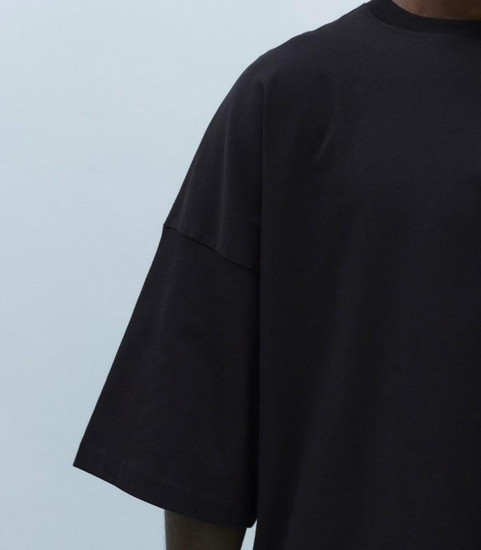 The large black t-shirt